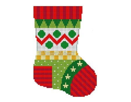 Geo Stars - Mini Stocking