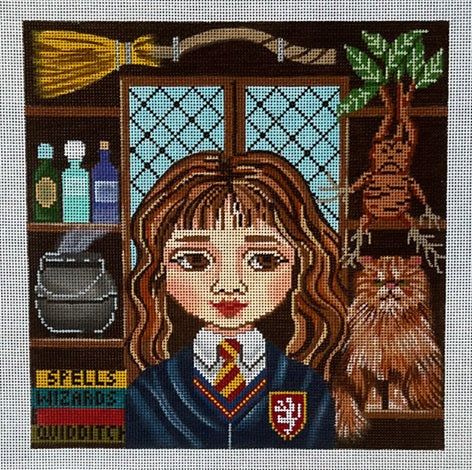 Portrait: Hermione with Crookshanks