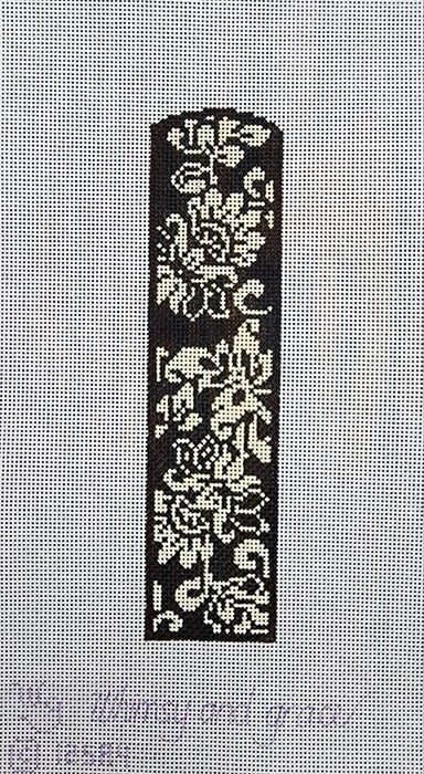 Black Damask Bookmark