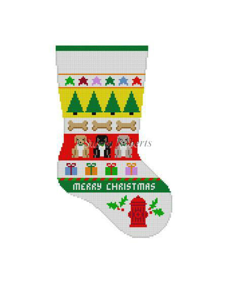 Dog Stripe - Midi Stocking (13m)