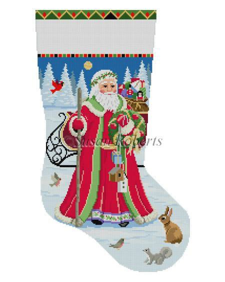 Santa Birdhouse Delivery - Stocking