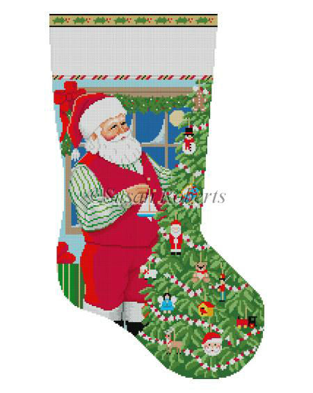 Santa Decorating Toy Tree - Stocking