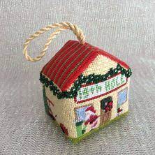 Red Christmas House - 3D Mini House