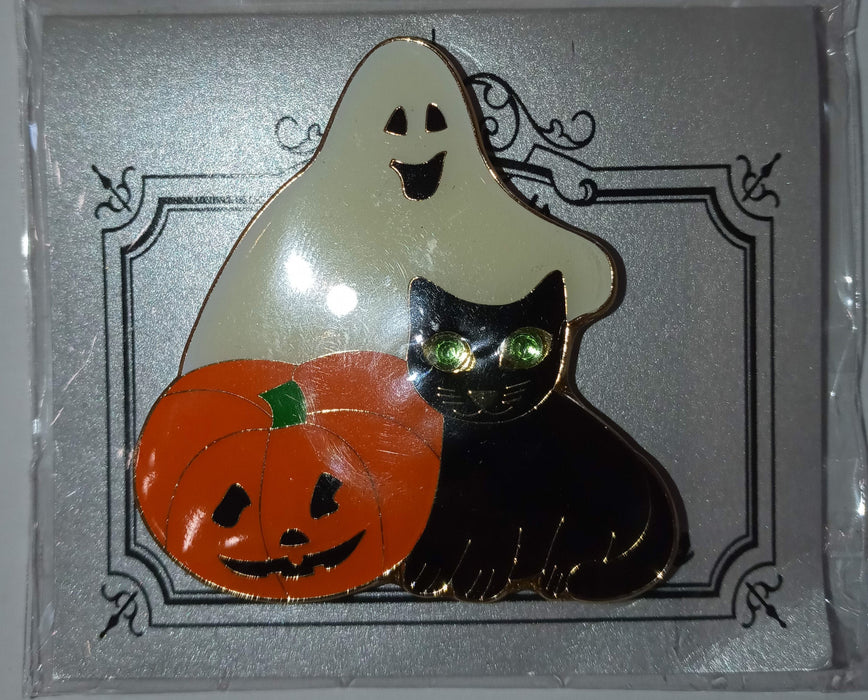 Ghost with Jack O'Lantern · Needleminder