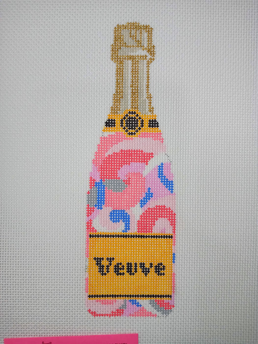 Veuve Bottle - Pink Swirl