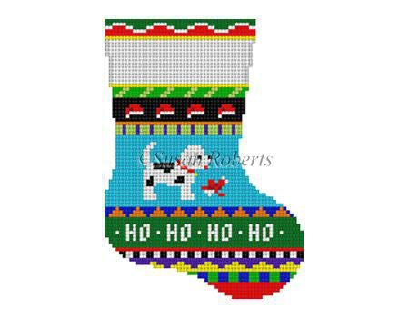 Bold Stripe Puppy - Mini Stocking