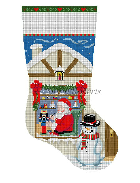 Santa Workshop Nutcracker - Stocking