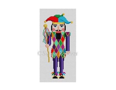 Nutcracker 7"h - Harlequin