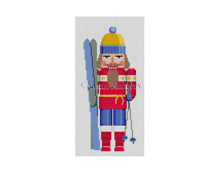 Nutcracker 7"h - Skier