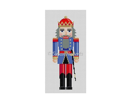 Nutcracker 7"h - Royal Blue King