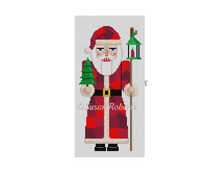 Nutcracker 7"h - Patchwork Santa