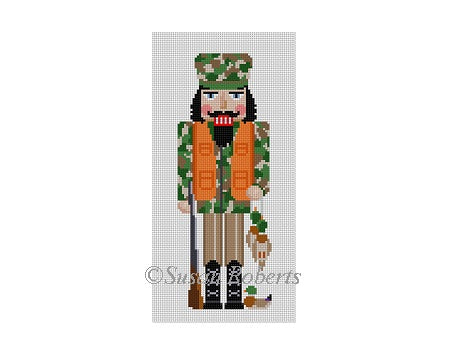 Nutcracker 7"h - Duck hunter