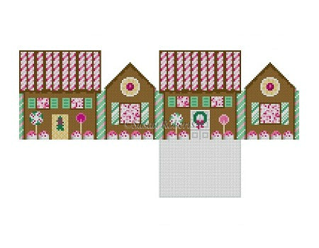 Peppermint & Dark Chocolate - 3D Gingerbread House