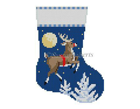 Flying Reindeer - Mini Stocking