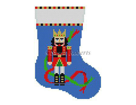 Nutcracker In Ribbons - Mini Stocking