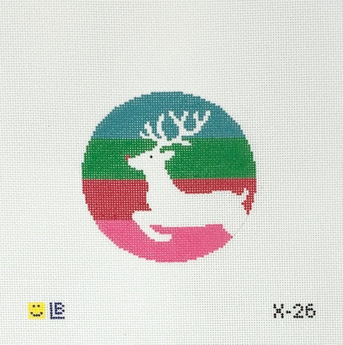 Reindeer on Stripes, 18m