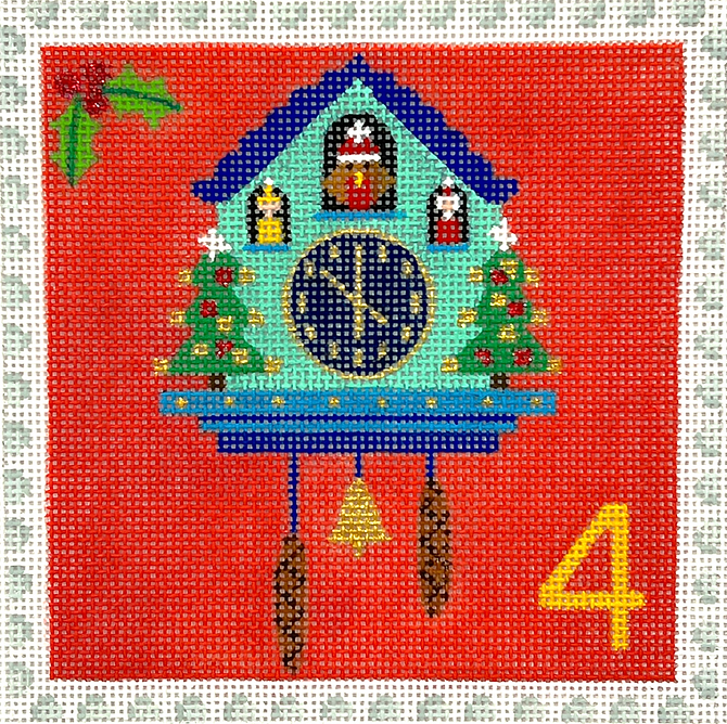 Klara Hawkins – Advent Stamp #4 – Cuckoo Clock