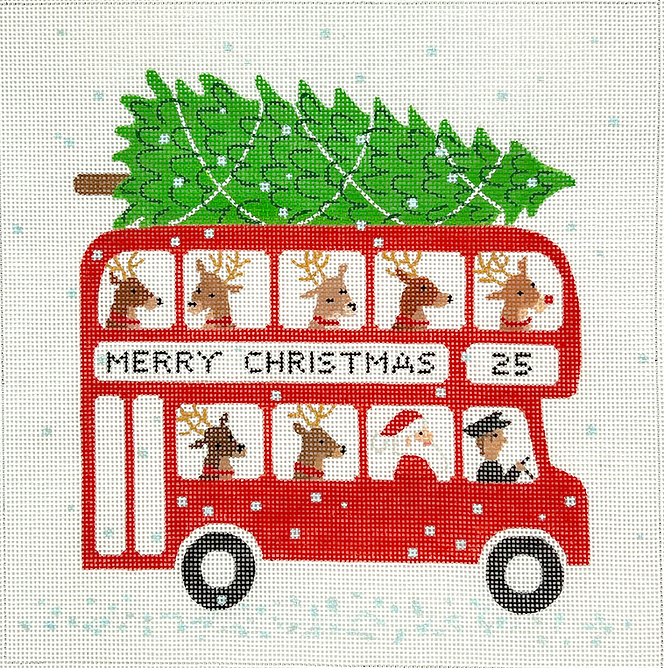 Klara Hawkins – London Christmas – Bus w/ Santa & Reindeer