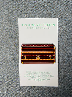 Louis Vuitton Steamer Trunk Monogram Canvas With Original Basket