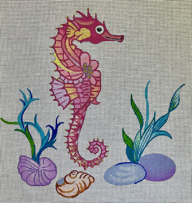 Seahorse with Shells