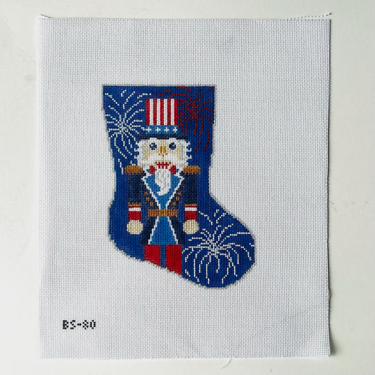 Stars and Stripes Sam Ornament Sized Stocking