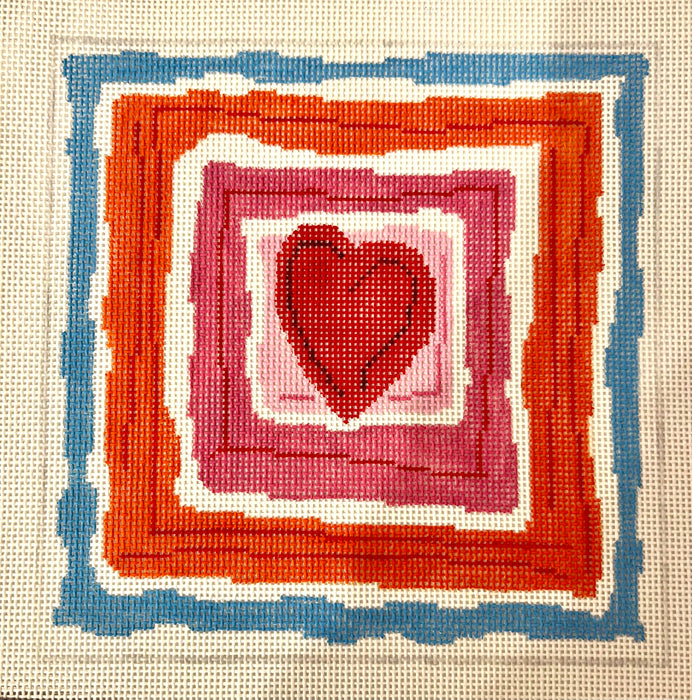 Jean Smith - Heart in Squares