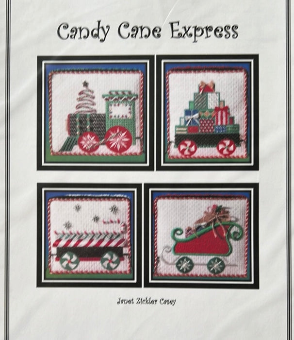 Candy Cane Express · Christmas Train Set of 4