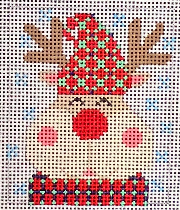 Reindeer Ornament - Red Hat