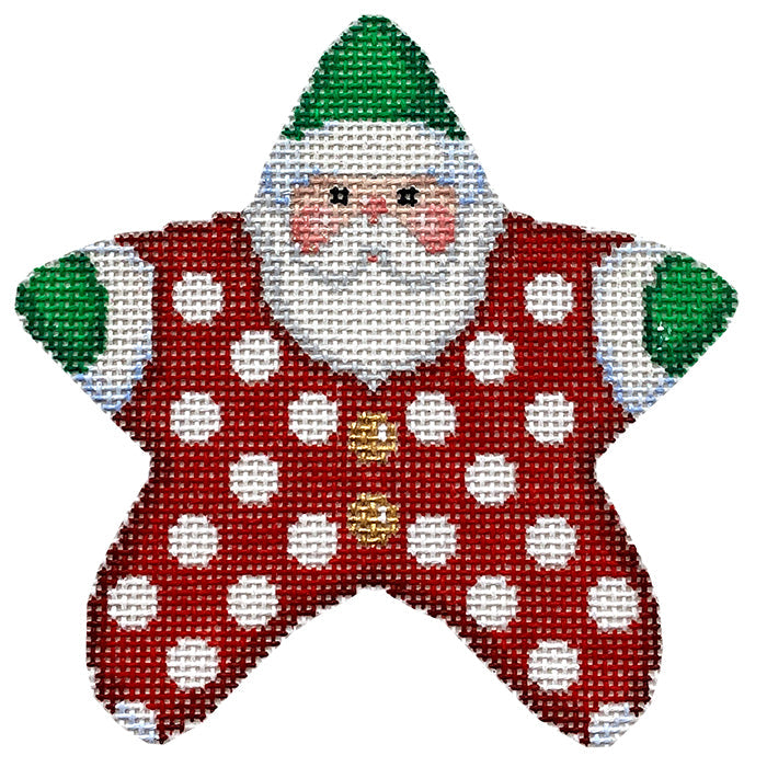 Red Polka Dot PJ Santa