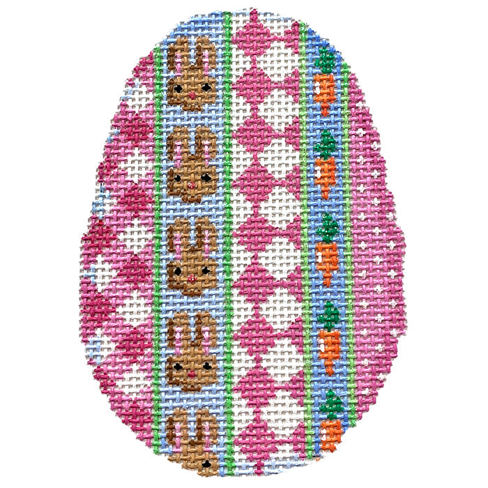 Gingham/Bunnies/Carrots Egg