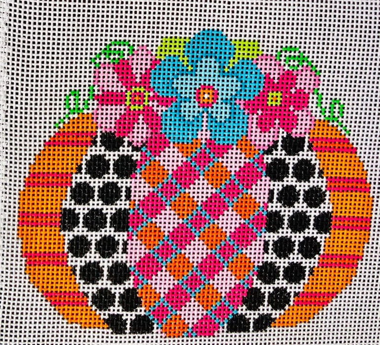 Pumpkin Flower Patch Mini - Plaid