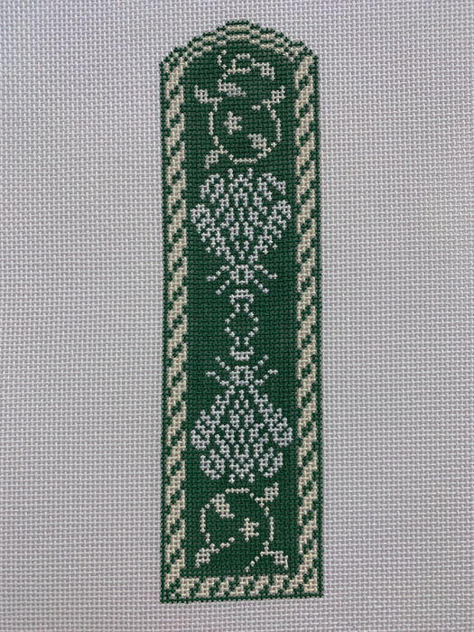 N's Bee Bookmark - Green & Cream