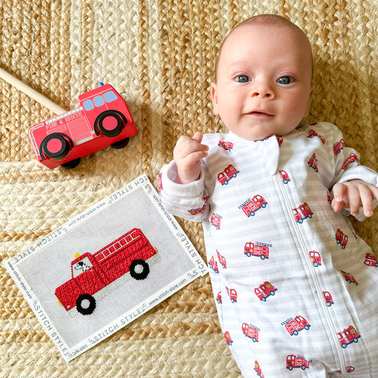 Dalmation in Fire Truck