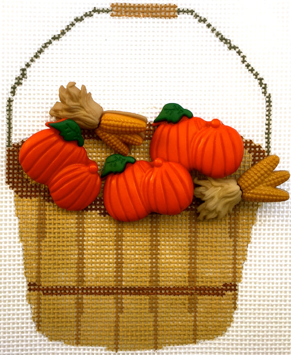 Basket Harvest Pumpkin & Corn