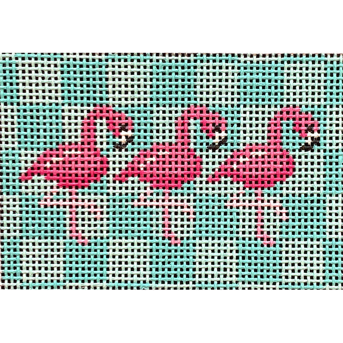 Flamingos on Aqua Insert