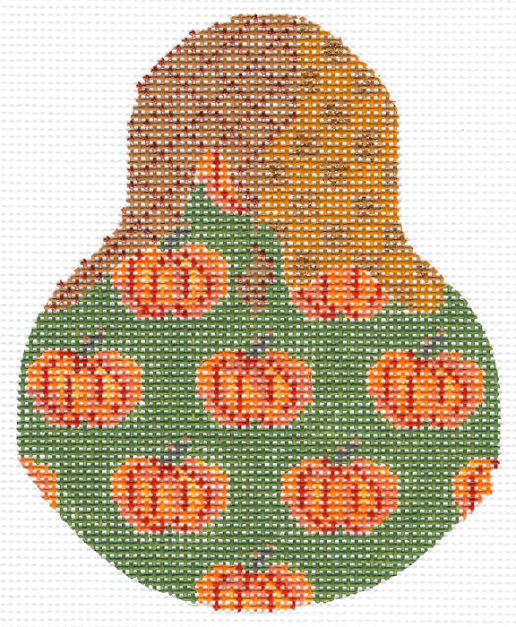 Pumpkin Patterned Pear