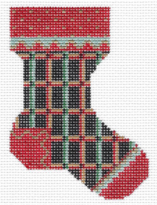 Christmas Plaid Sock