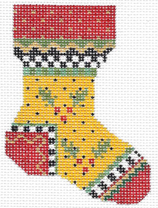 Yellow Holly Micro Sock