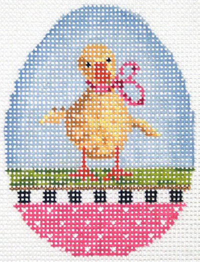 Spring Duckling Egg — Stitching Fox