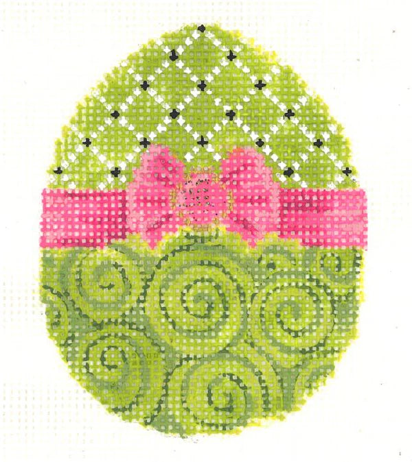 Chartreuse Ribbon Egg