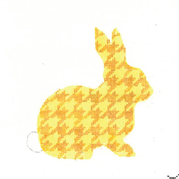 Lemon Houndstooth Bunny