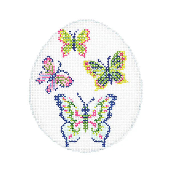 Butterfly Patterned Egg