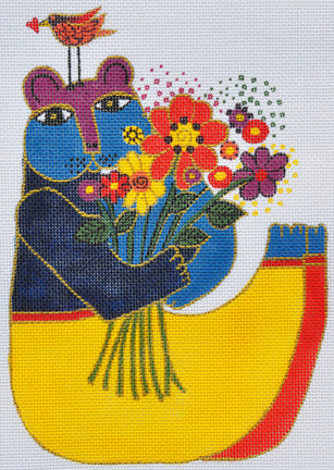 Bear with Flowers