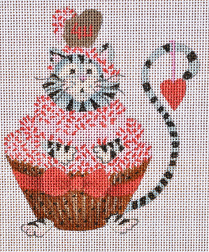 Valentine Cupcake Cat