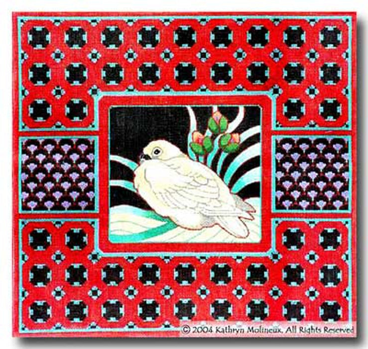 White Dove w/border