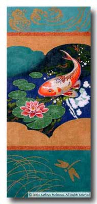 Orange/White Carp Scroll