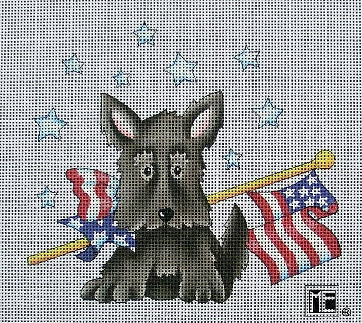 Holiday: Flag Day Scottie