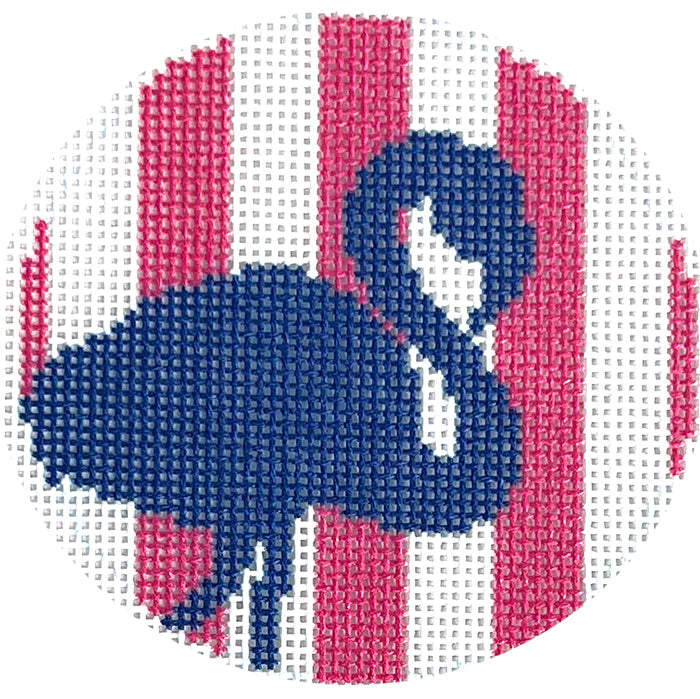 Flamingo Stencil/Hot Pink Round 3