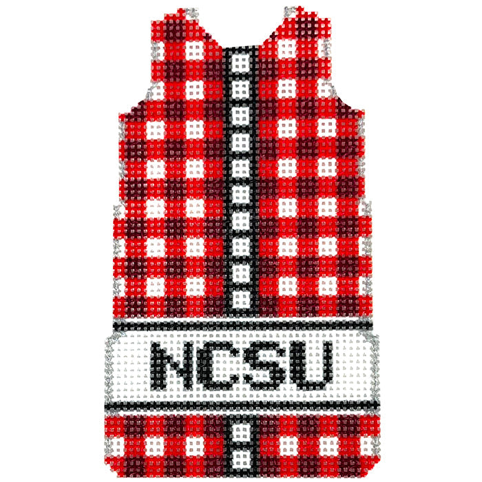 NCSU Red Gingham Shift