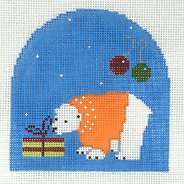 Polar Bear Orange Sweater